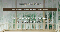 Desktop Screenshot of kaihdinpalvelulehikoinen.fi
