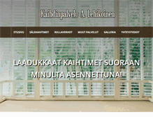 Tablet Screenshot of kaihdinpalvelulehikoinen.fi